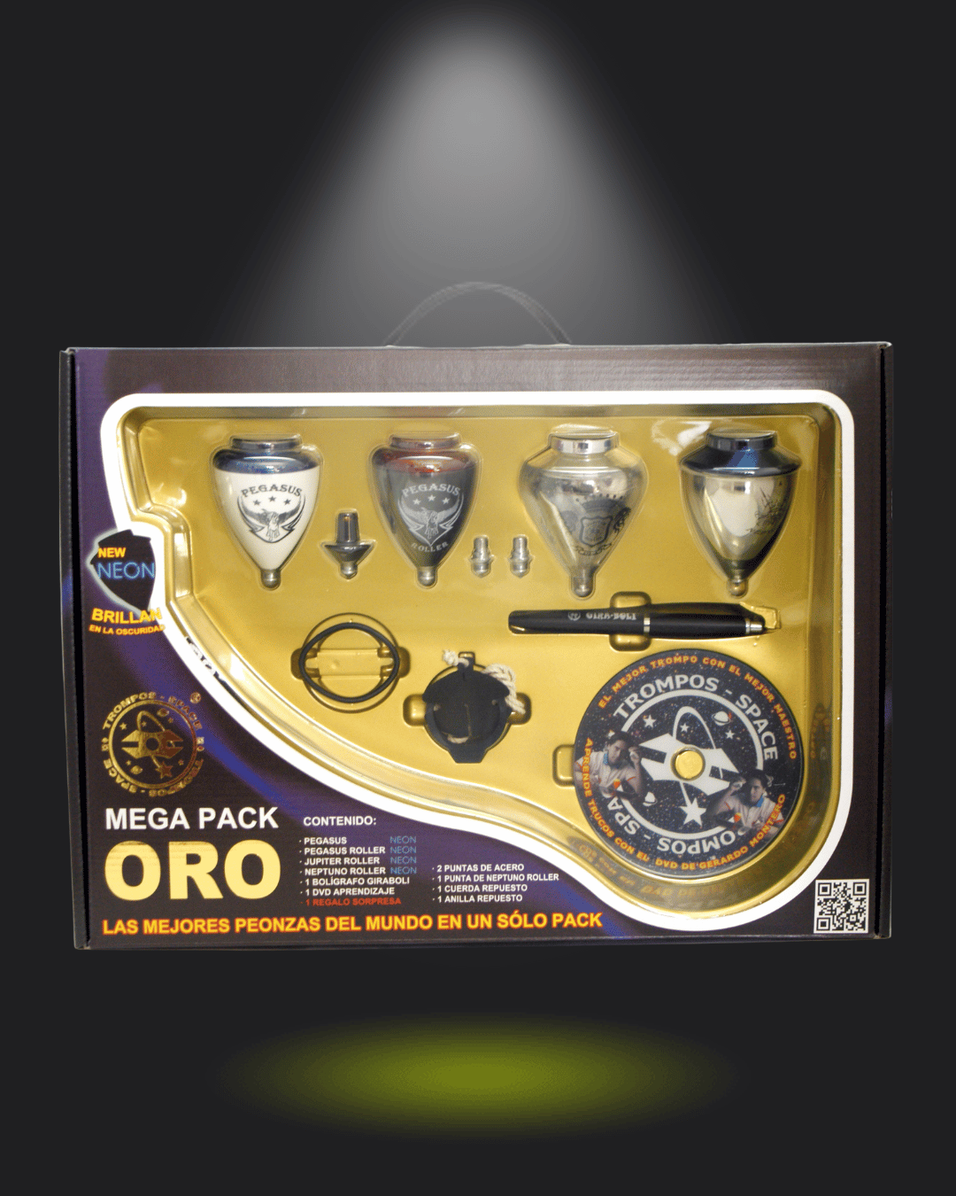 MEGAPACK ORO NEON – Trompos Space