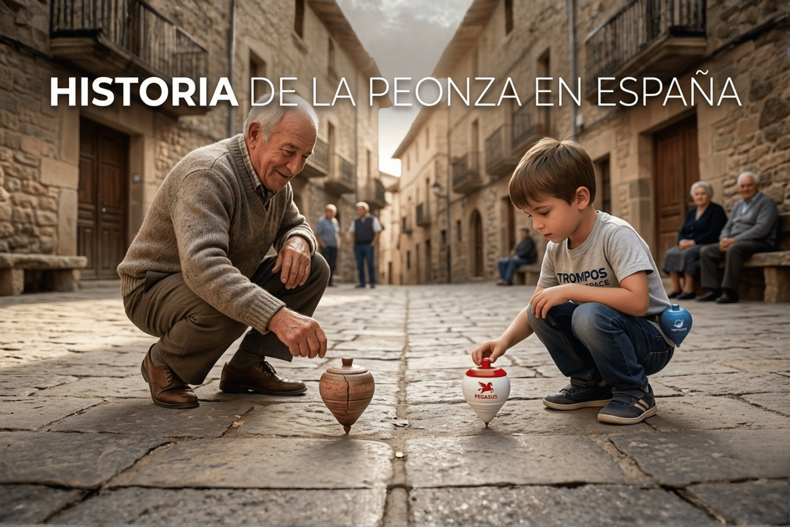 Historia de la peonza en España | El juguete que nunca desapareció ...