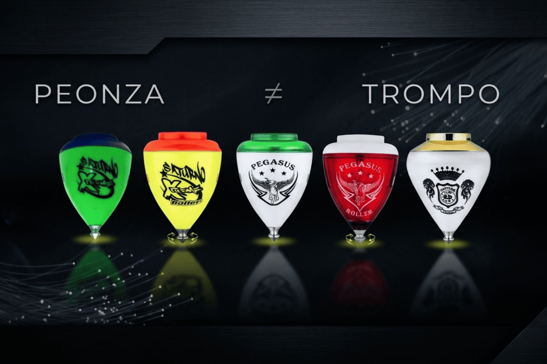 Diferencia entre peonza y trompo | ¿Es lo mismo?