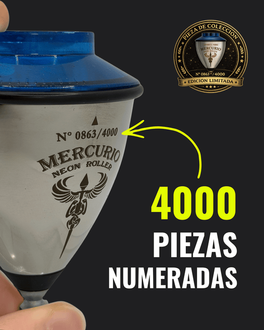 MERCURIO NEON ROLLER PLATA